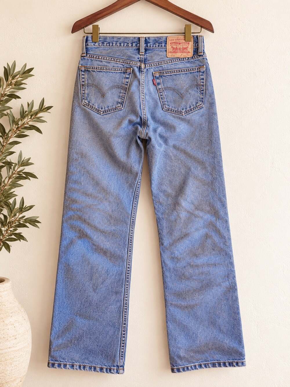 Levi’s 550 Relaxed Fit Jeans W32 L27 Vintage Distressed Denim